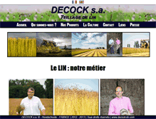 Tablet Screenshot of decock-lin.com